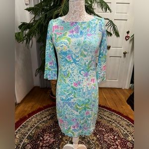 Lilly Pulitzer summer dress, XS, 3/4 sleeve